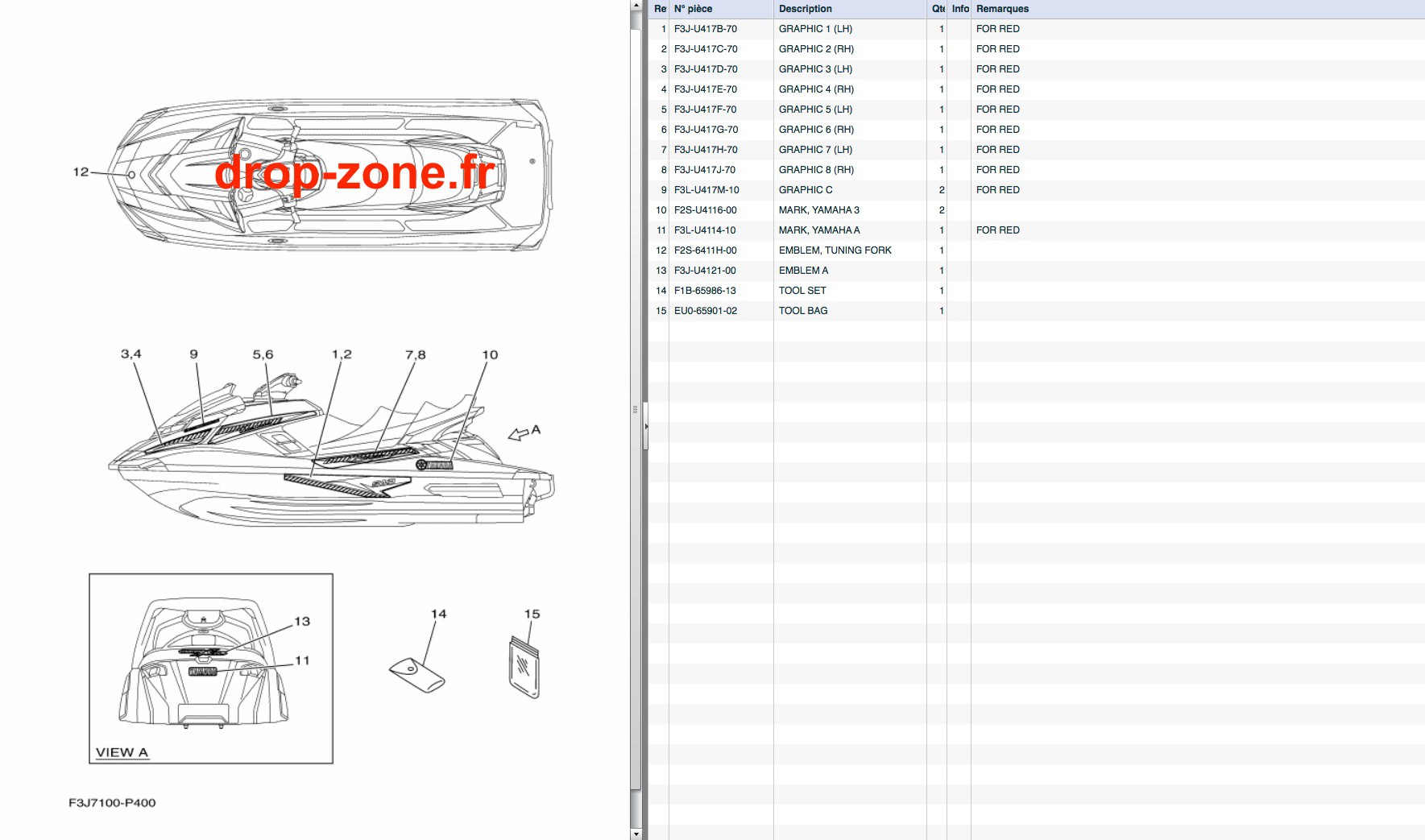 Stickers FX SVHO Cruiser 15