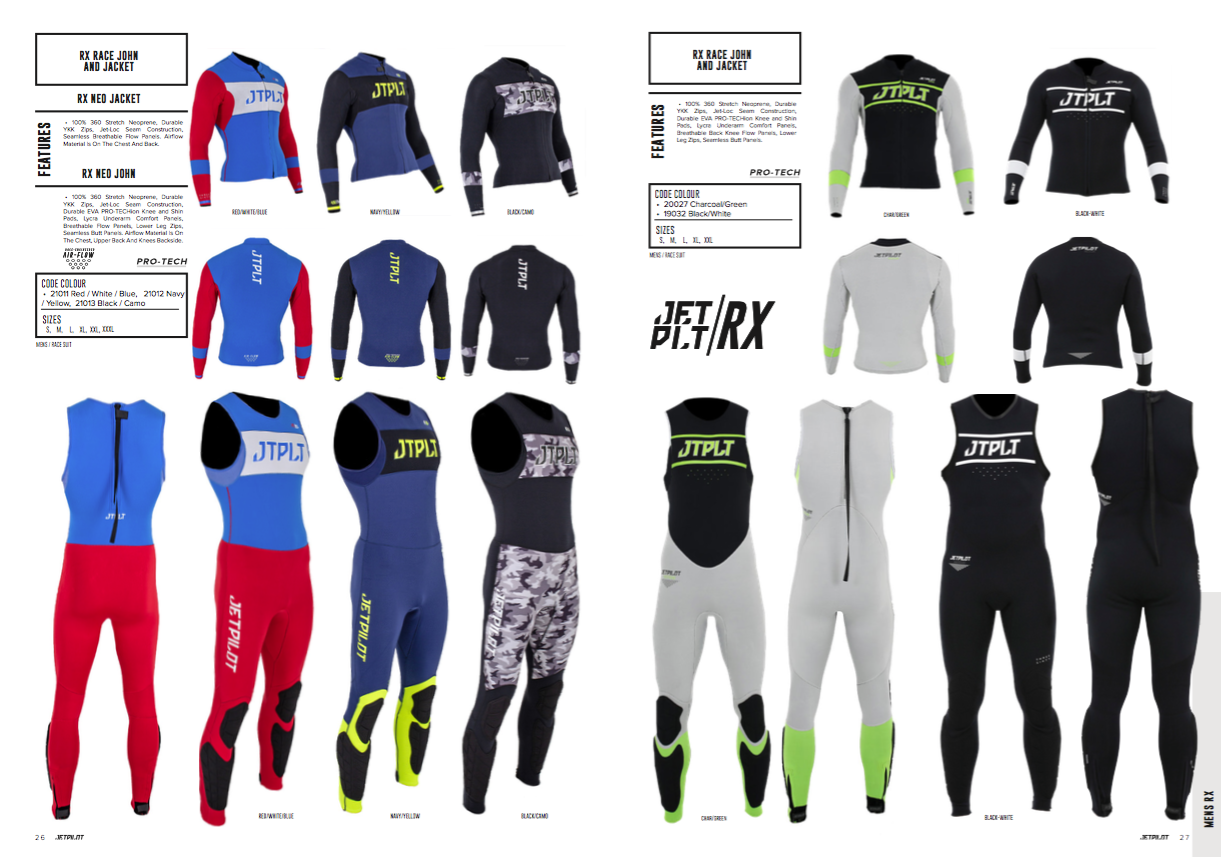 COMBINAISON JETPILOT RX PWC NEO RACE JOHN & JACKET