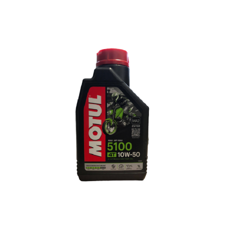 Huile MOTUL 5100 4T 10w50 Technosynthèse 1 Litre