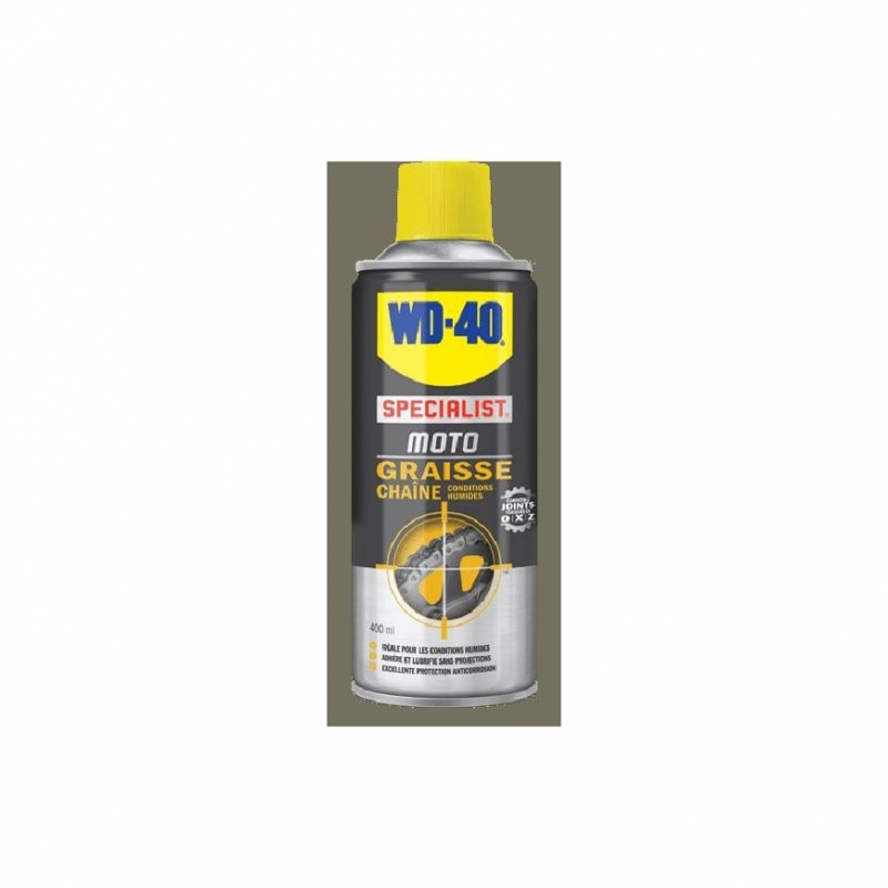 Presto Spray Graisse Chaîne 2 X 400 Ml – Lubrifiant Moto Vélo Chaîne Haute Performance Anti-Usure
