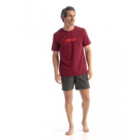 JOBE T-SHIRT CASUAL BOURGOGNE