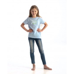 JOBE T-SHIRT CASUAL ENFANT BLEU