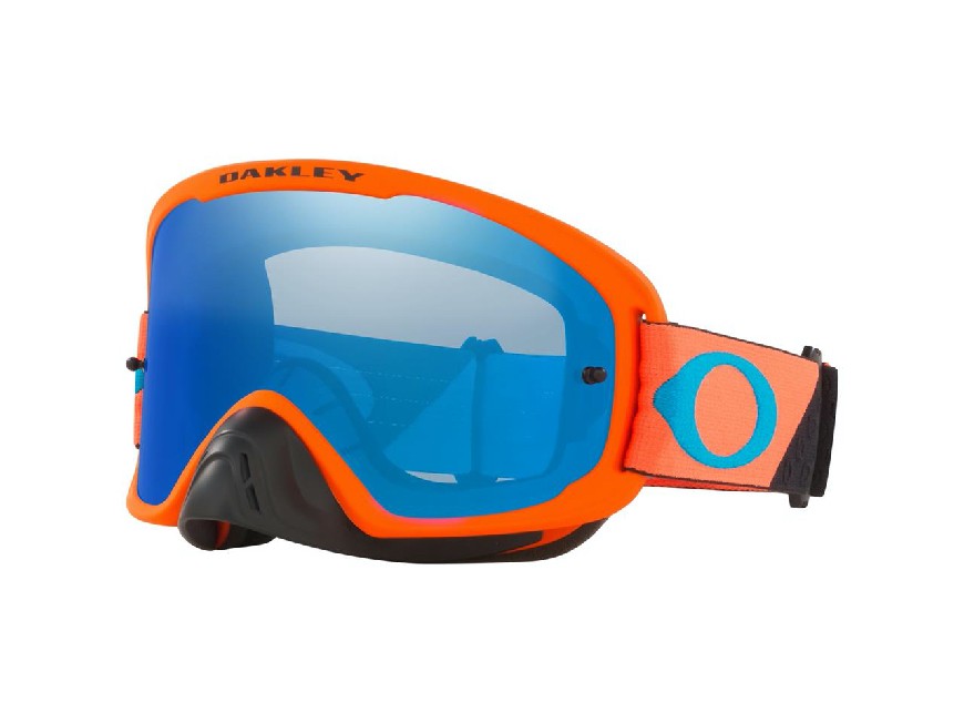 Masque OAKLEY O Frame 2.0 Pro MX B1B Orange Gunmetal écran Black Ice Iridium