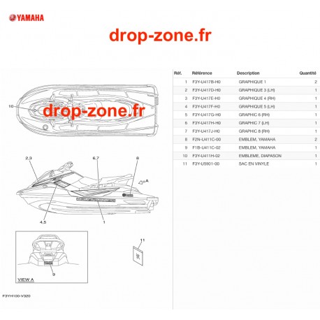 Stickers EX Sport Blanc 20