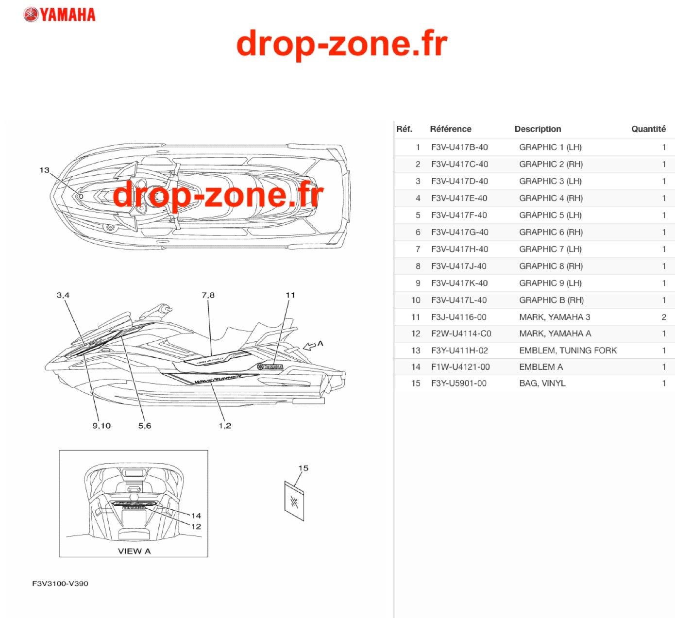 Stickers FX HO Cruiser Gris 20