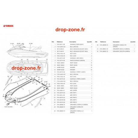 Tapis/ Listons VX Deluxe Noir 20