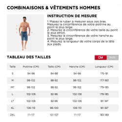 JOBE YUKON 4/3MM COMBINAISON HOMMES
