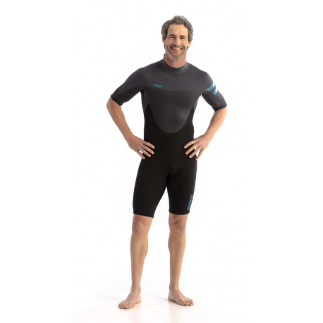JOBE PERTH 3/2MM SHORTY COMBINAISON HOMMES GRIS