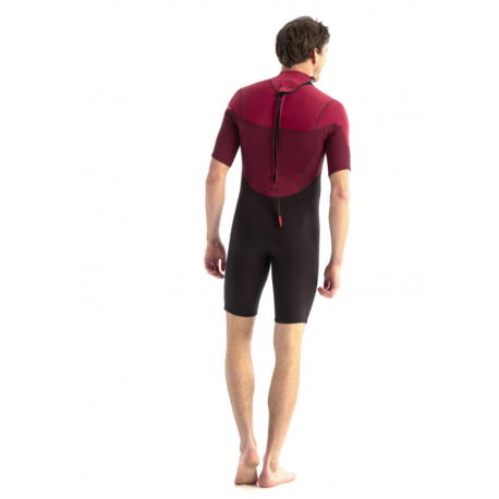 JOBE PERTH 3/2MM SHORTY COMBINAISON HOMMES ROUGE
