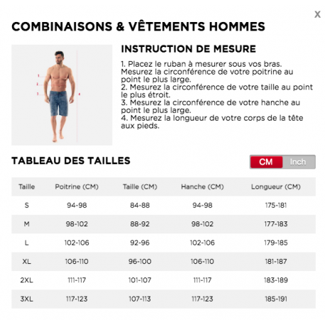 JOBE PERTH 3/2MM SHORTY COMBINAISON HOMMES ROUGE