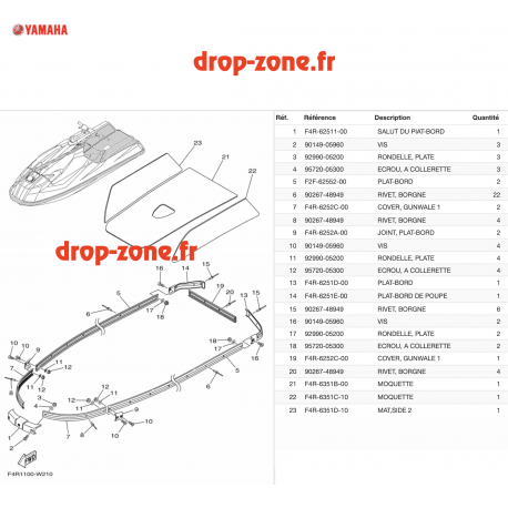 Tapis/ Listons 1050 Superjet