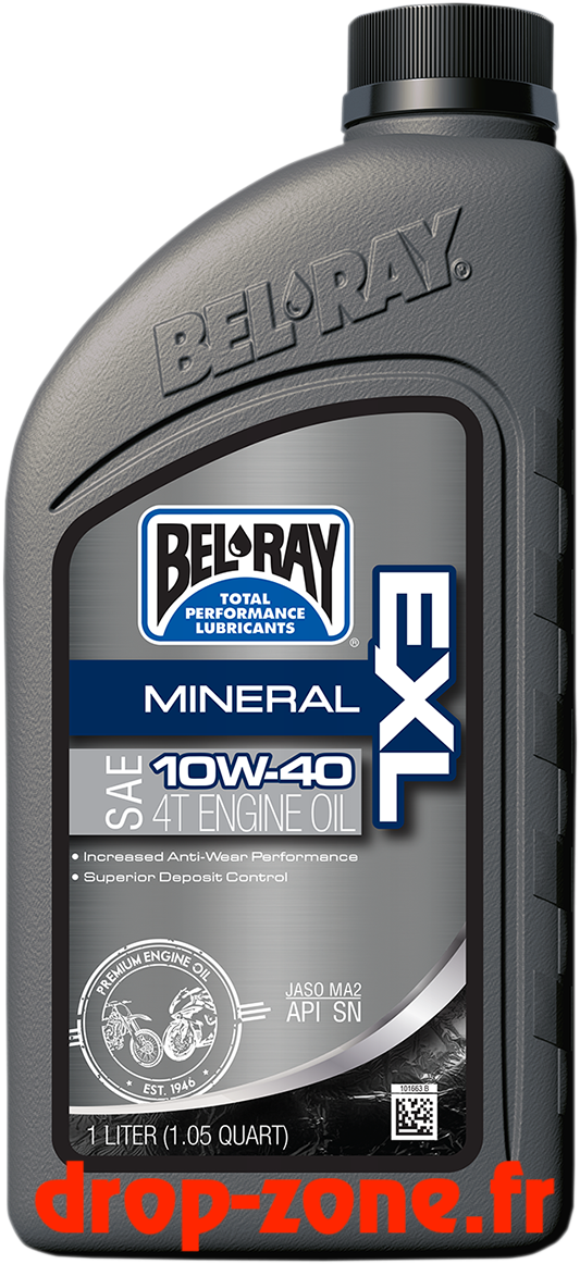 Huile minérale pour moteurs 4 temps EXL 10W40