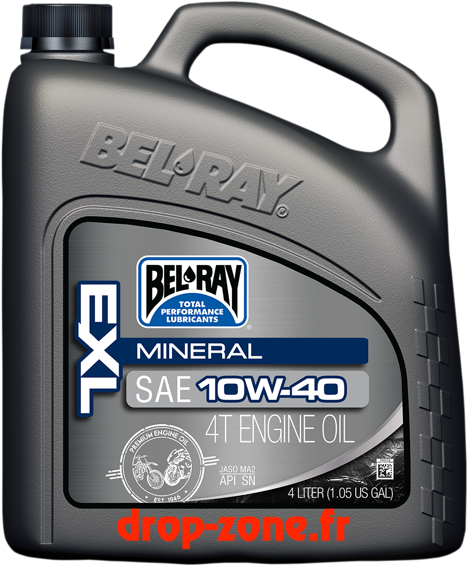 Huile minérale pour moteurs 4 temps EXL 10W40