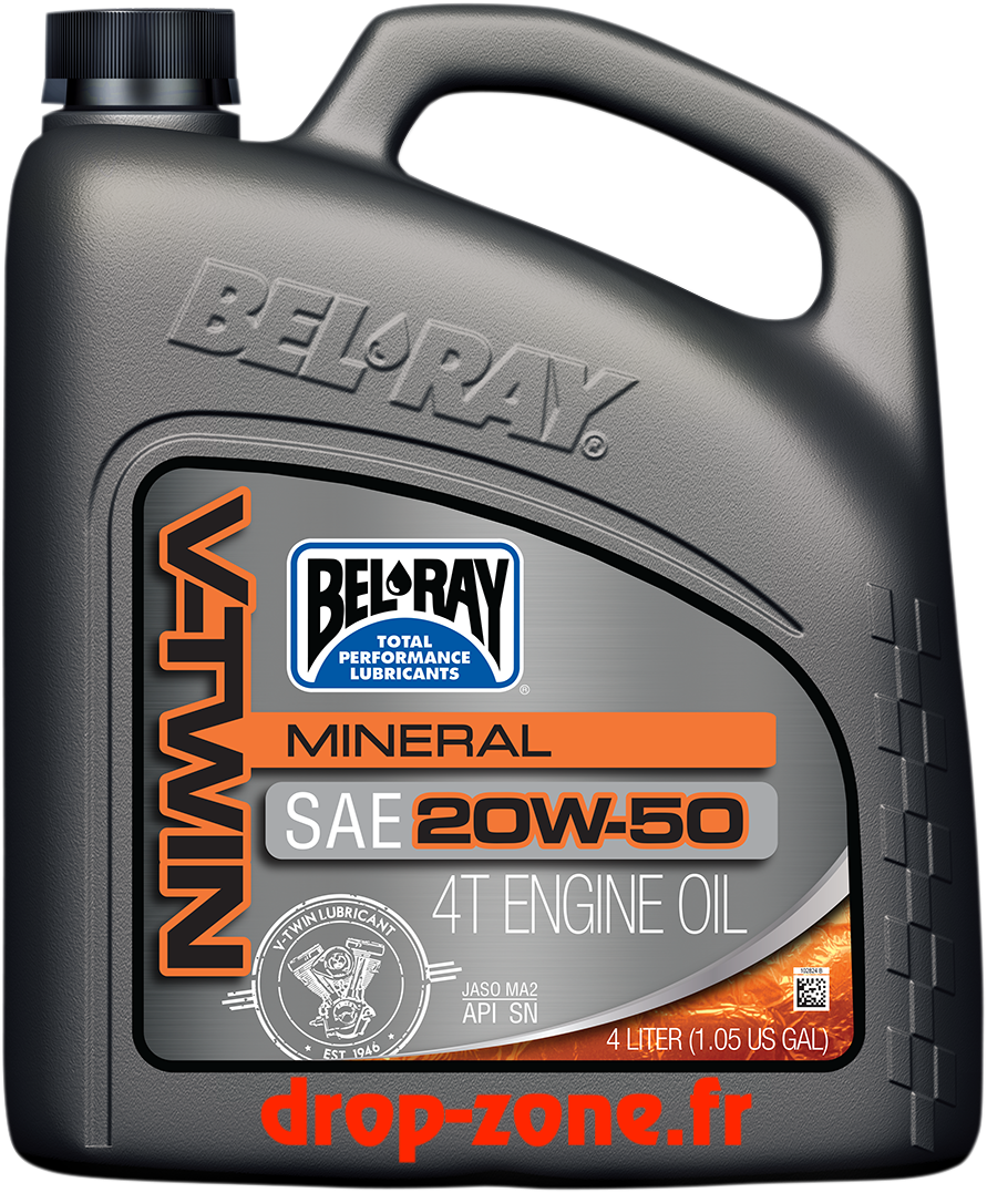 Huile moteur minérale 4 temps V-Twin 20W50