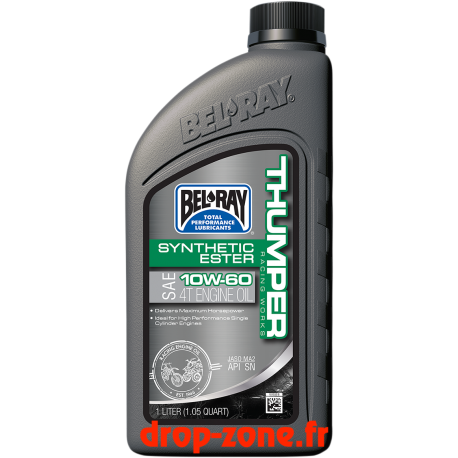 Huile moteur 4 temps Thumper® Racing ester synthétique 10W60