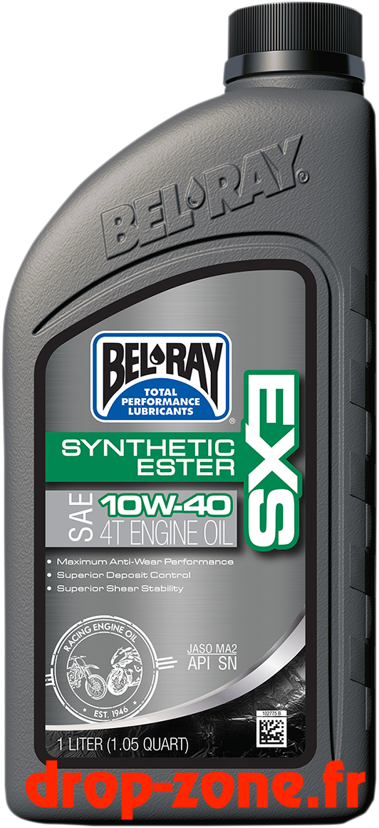 Huile pour moteur 4 temps ester synthétique EXS 10W40