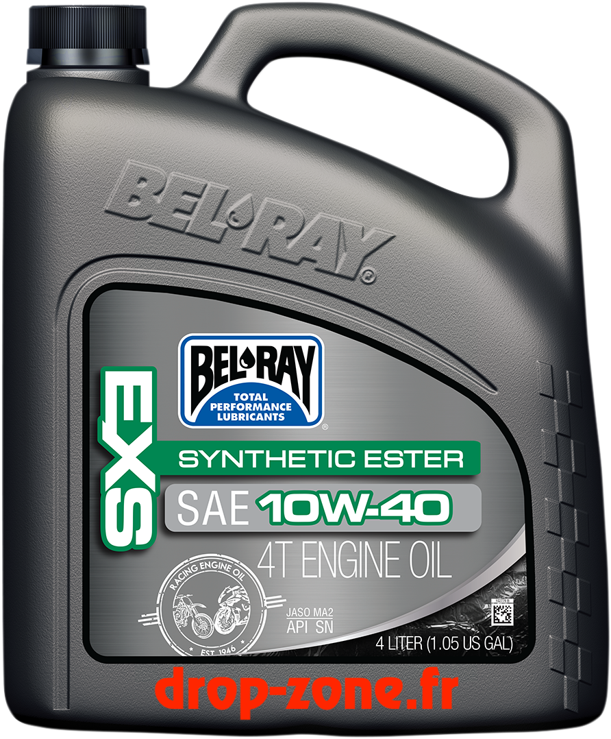 Huile pour moteur 4 temps ester synthétique EXS 10W40