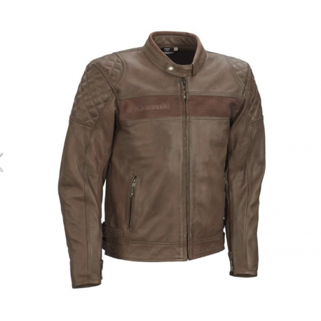 Blouson homme en cuir marron LONDON