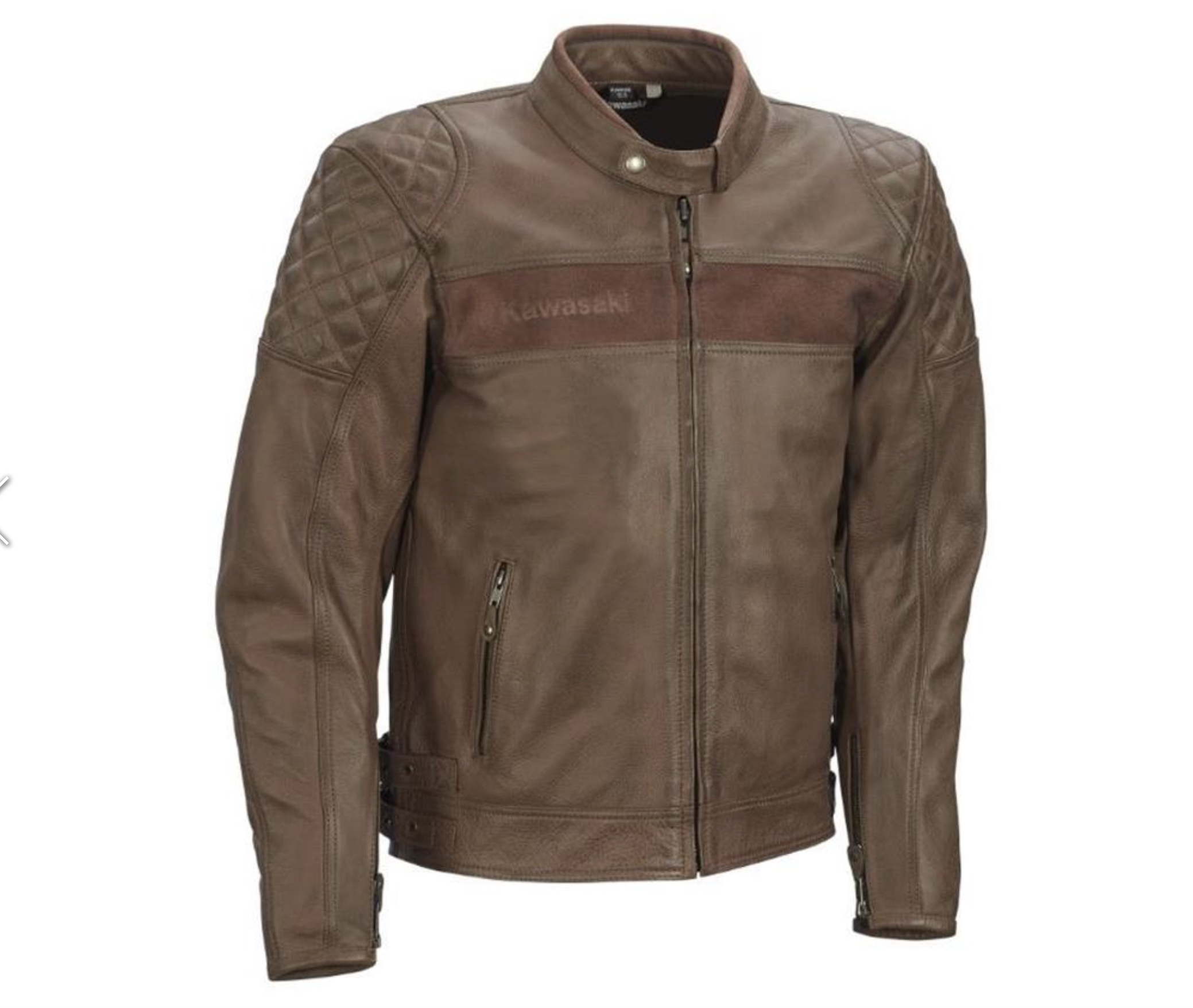 Blouson homme en cuir marron LONDON