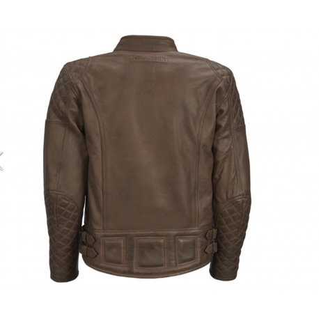 Blouson homme en cuir marron LONDON