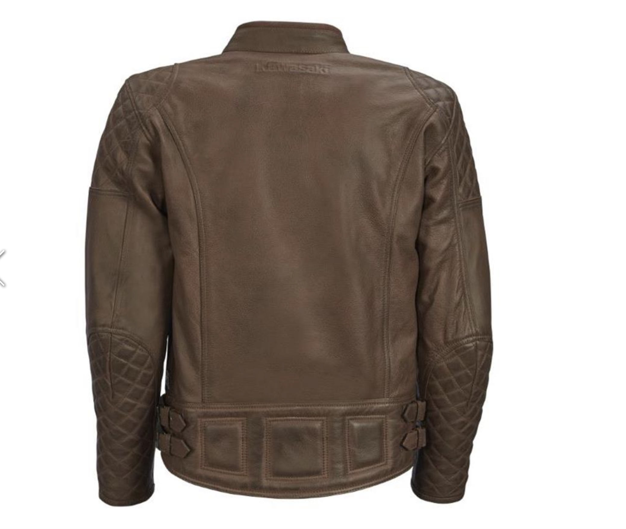 Blouson homme en cuir marron LONDON
