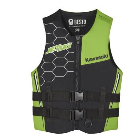 Gilet de sauvetage Kawasaki vert