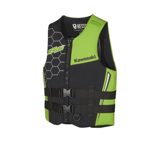 Gilet de sauvetage Kawasaki vert