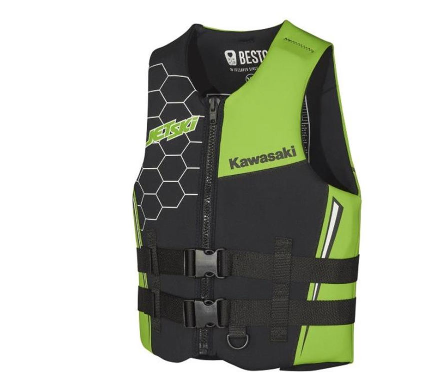 Gilet de sauvetage Kawasaki vert