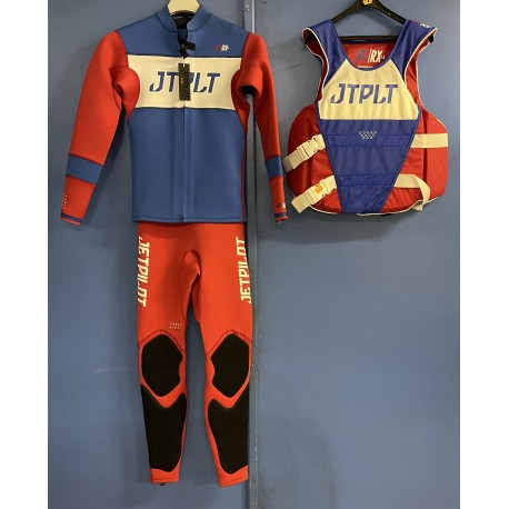 PACK COMBINAISON JETPILOT RX PWC NEO RACE JOHN & JACKET + GILET JETPILOT RX PWC NYLON ISO 50N VEST