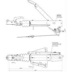 ATTELAGE FREINÉ 950-1600KG
