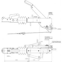 ATTELAGE FREINÉ 700-1000KG