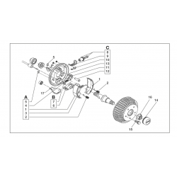 LOT DE 5 VIS DE ROUE M14