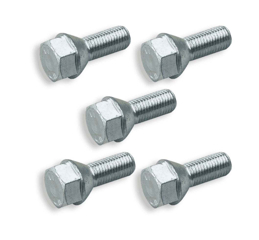 LOT DE 5 VIS DE ROUE M12