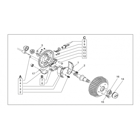 LOT DE 5 VIS DE ROUE M12