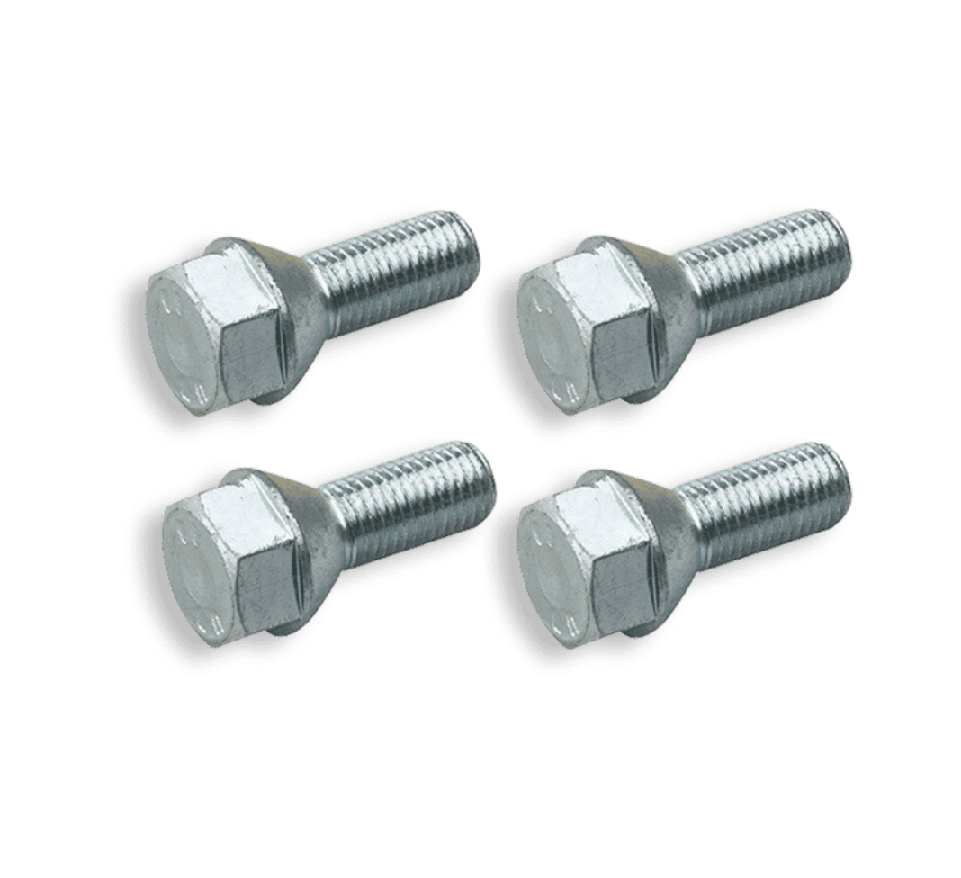 LOT DE 4 VIS DE ROUE M12