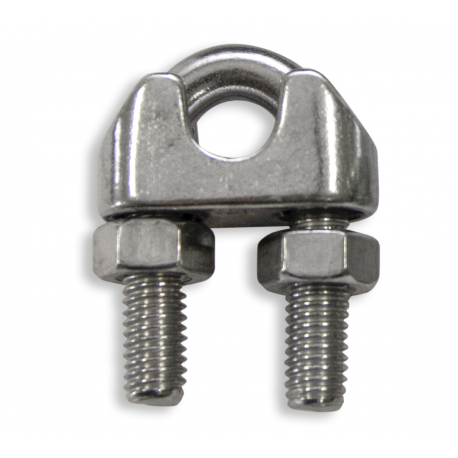 SERRE- CÂBLE ÉTRIER M12 INOX A4
