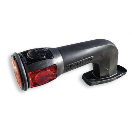 CORNE ORANGE + GABARIT BICOLORE GAUCHE