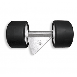 DOUBLE ROULEAUX 40X40 Ø120 NOIR