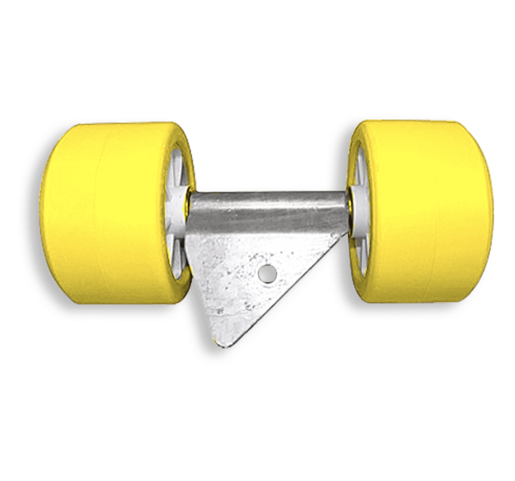 DOUBLE ROULEAUX 40X40 Ø120 JAUNE