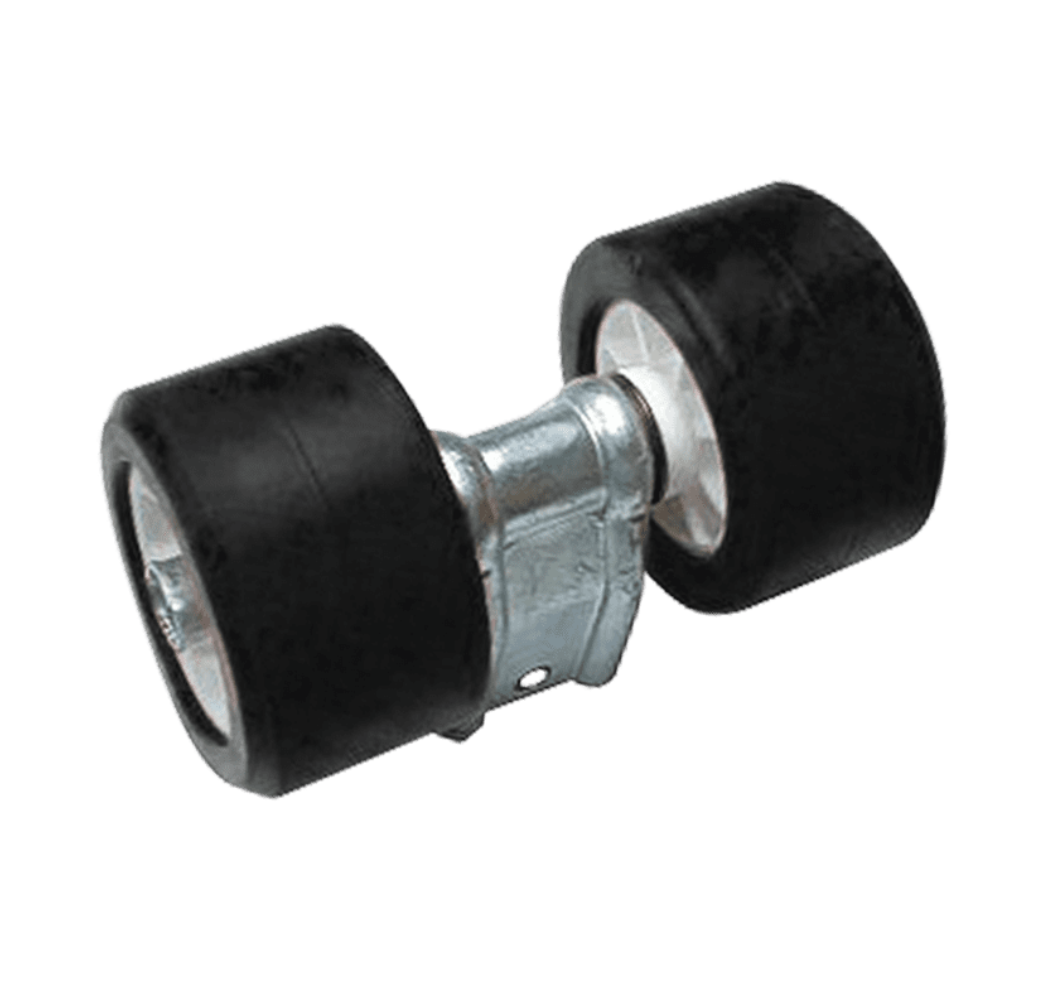 DOUBLE ROULEAUX BI-MATIÈRE 40X40 Ø120 NOIR