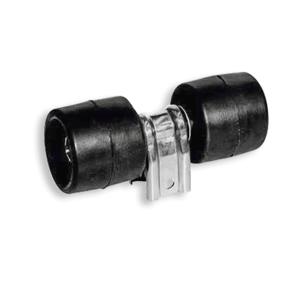 DOUBLE ROULEAUX 30X30 Ø75 NOIR