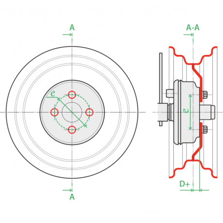 ROUE 165R13C