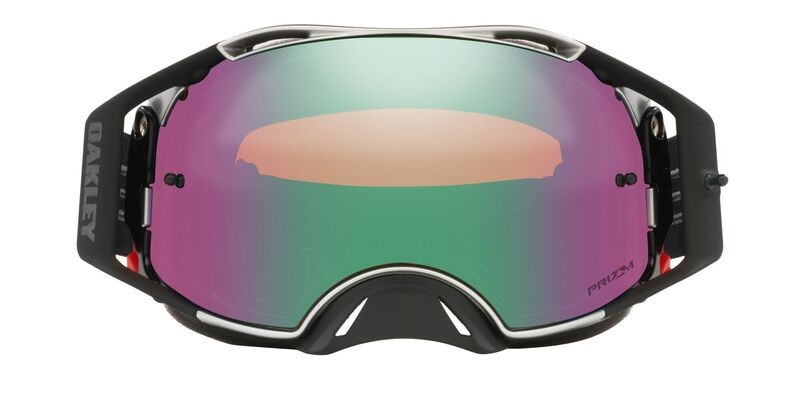 Masque OAKLEY Airbrake MX - Tuff Blocks Black Gunmetal écran Prizm MX Jade
