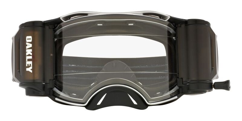 Masque OAKLEY Airbrake MX - Tuff Blocks Black Gunmetal écran Race-Ready Roll-Off clair