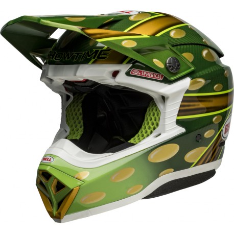 Casque BELL Moto-10 Spherical - McGrath Replica 22 Gloss Gold/Green