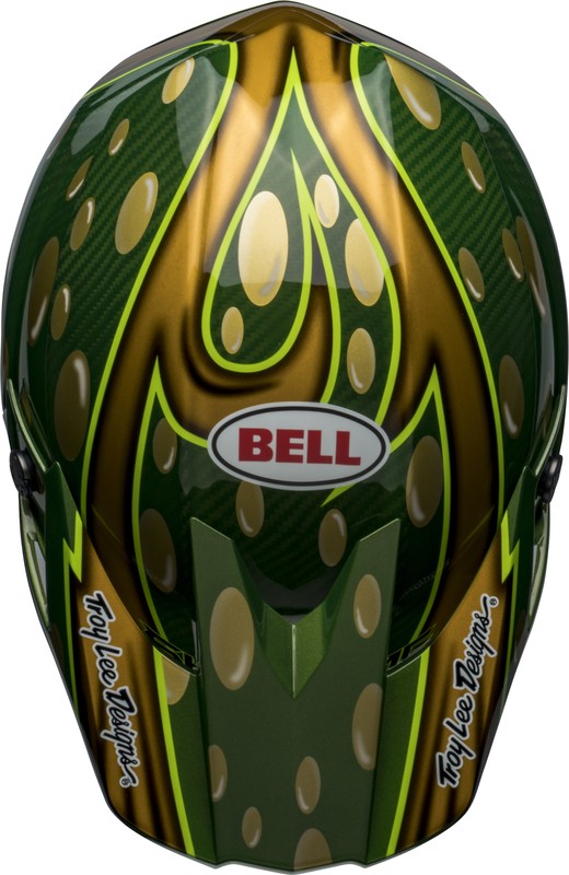 Casque BELL Moto-10 Spherical - McGrath Replica 22 Gloss Gold/Green