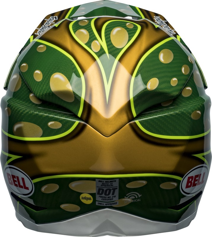 Casque BELL Moto-10 Spherical - McGrath Replica 22 Gloss Gold/Green