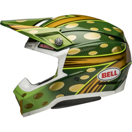 Casque BELL Moto-10 Spherical - McGrath Replica 22 Gloss Gold/Green