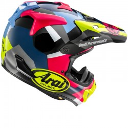 Casque ARAI MX-V BLOCK - Rose