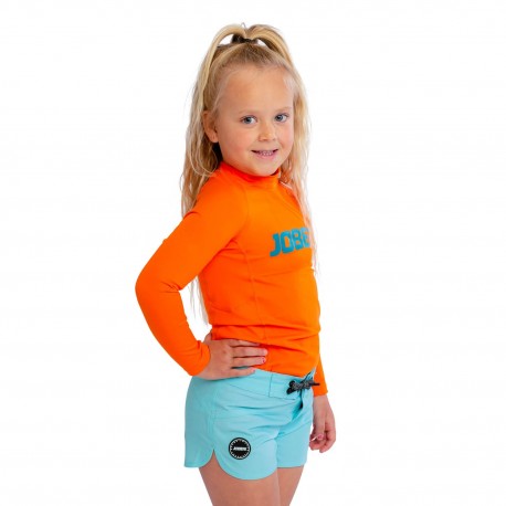 JOBE RASH GUARD MANCHES LONGUES ENFANT ORANGE FEU